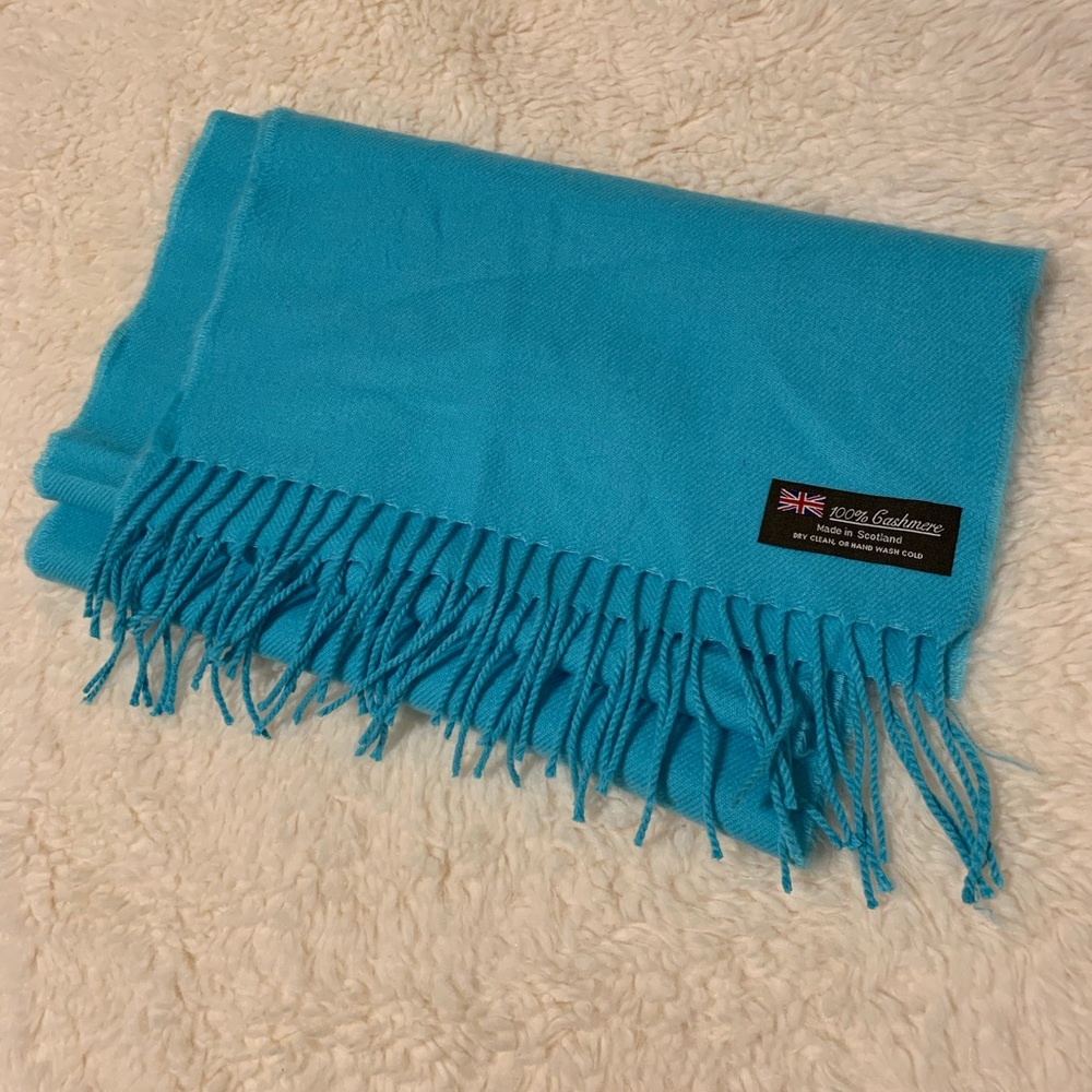 Turquoise scarf
